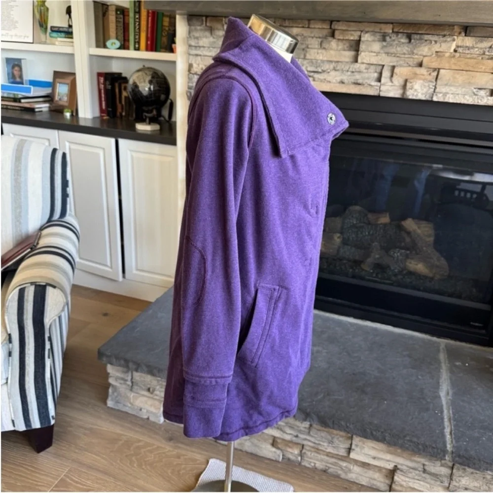 Lululemon Athletica Deep Purple Pea Coat